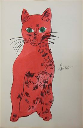アンディ・ウォーホル「サムという名の猫 Ⅳ.53」