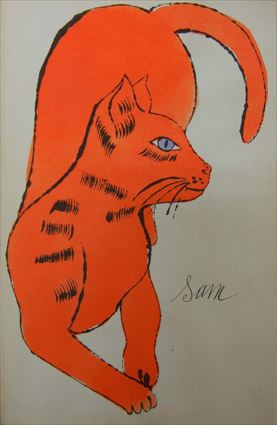 アンディ・ウォーホル「サムという名の猫 Ⅳ.65」