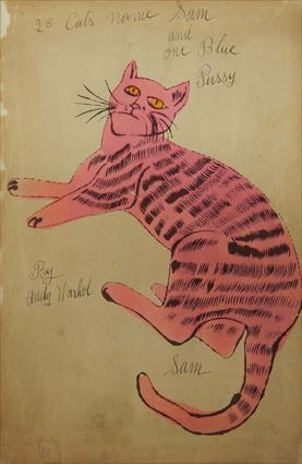 アンディ ウォーホル サムという名の猫 2cover 美術品 絵画の販売買取り New Edition