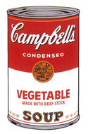 アンディ・ウォーホル「CAMPBELL'S SOUP VEGETABLE」
