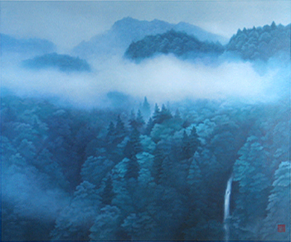 東山魁夷「青い谷（新復刻画）」