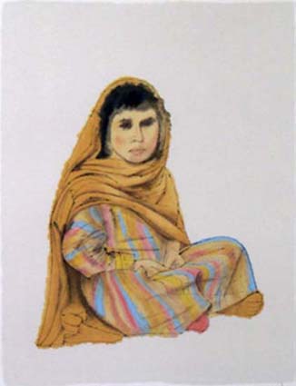 平山郁夫「アフガニスタンの少女」