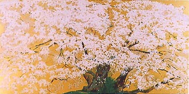 中島千波「一心行の桜」