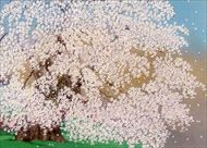 中島千波「三春の瀧桜」