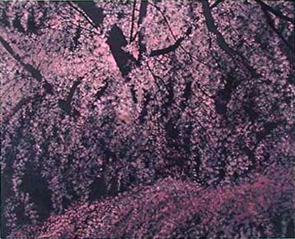 千住博「満開の瀧桜」